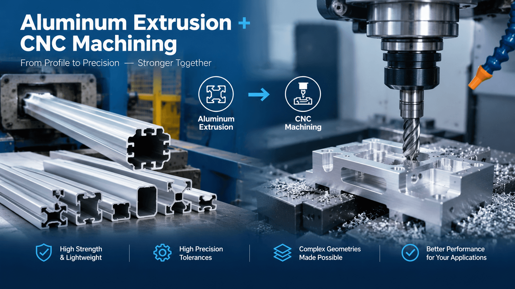 Aluminum Extrusion + CNC Machining